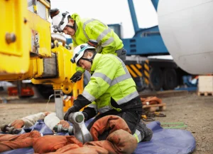 first aid after an offshore injury