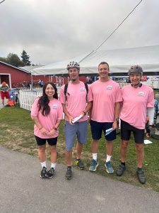 Team BoatLaw ready to ride in the 2025 MS Deception Pass Classic