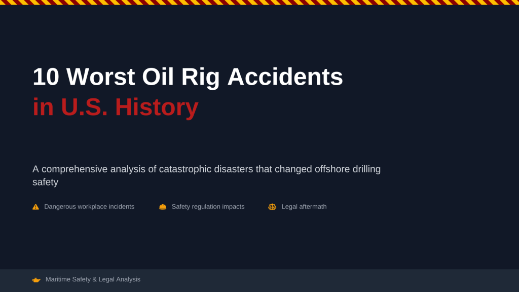 worst oil rig accidents