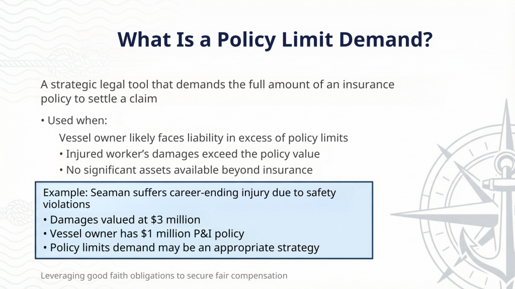 what is an insurance policy limit demand.pptx